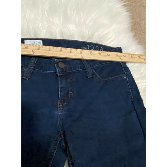 GAP‎ 1969 Womens Jeggings 5 Pockets Belt Loops Stretch Denim Blue Size 25/0 - Picture 6 of 9